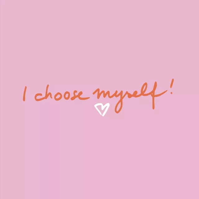 Kissen I choose myself 5