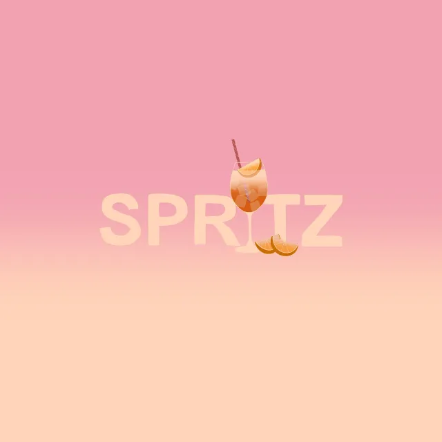 Kissen Spritz Typo Verlauf Rosa