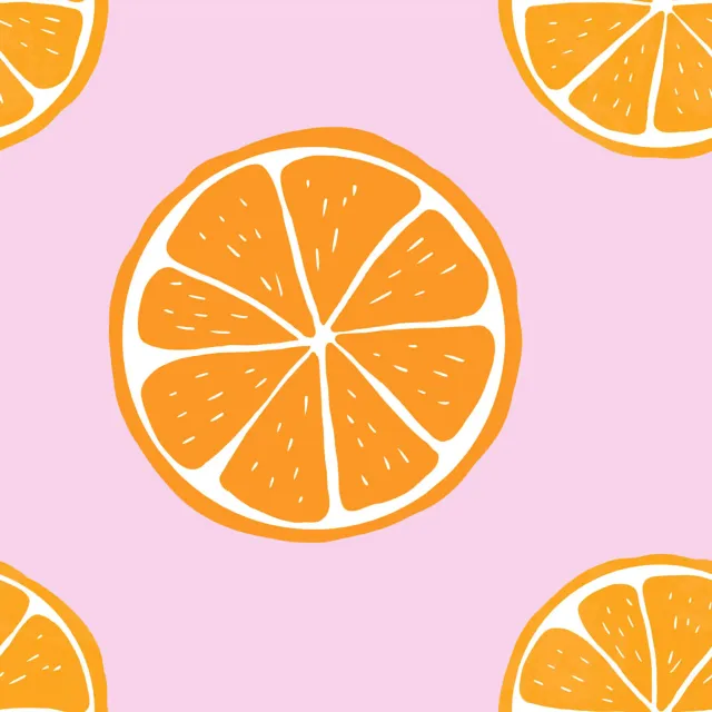 Kissen Orangen Limonade rose