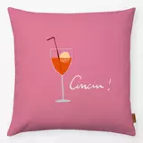 Kissen 14 - Kissen Aperol Sprizz Pink