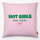 Kissen 19 - Kissen Hot Girls Drink Matcha