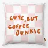 Kissen 28 - Kissen Cute but Coffee Junkie